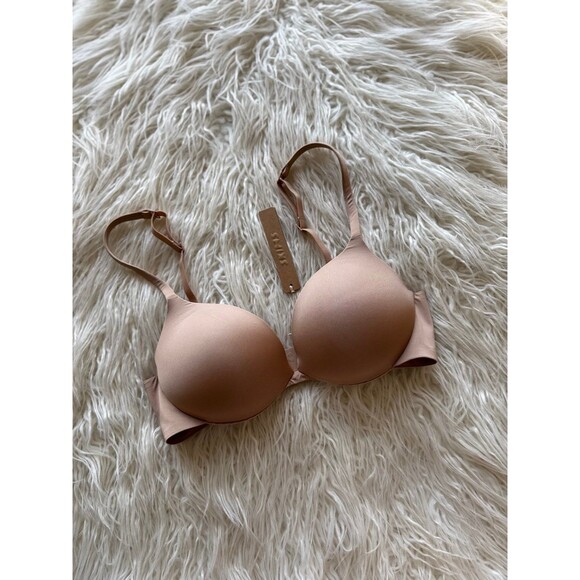 Skims Ultimate Push up Plunge Bra Clay Size 32C - Picture 3 of 7